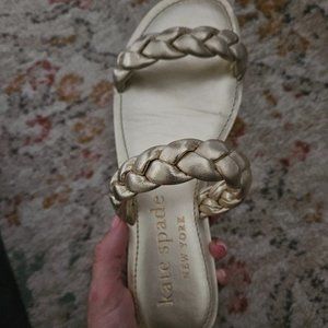 Kate Spade Gold Sandals